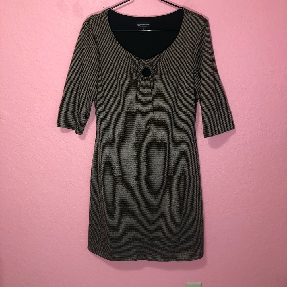 Connected apparel circle detail dress